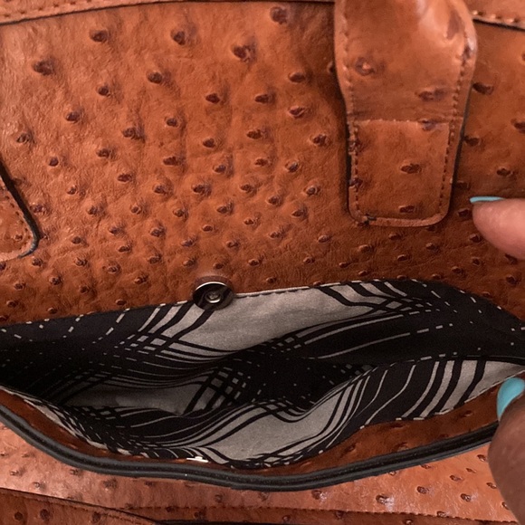 London Fog Satchel, color: Cognac  - like new - Picture 9 of 9